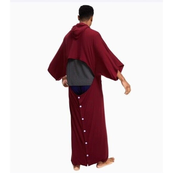 Jambys Split All Wine You Want Hooded Foot Pocket Wizard Cozy Loungewear OS - Picture 16 of 16